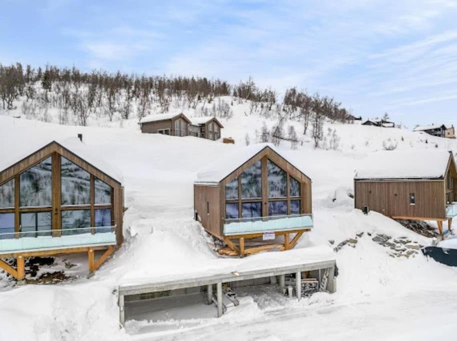 Flygende Utsiktshytte Med Magisk Utsikt Sogndal Esterno foto