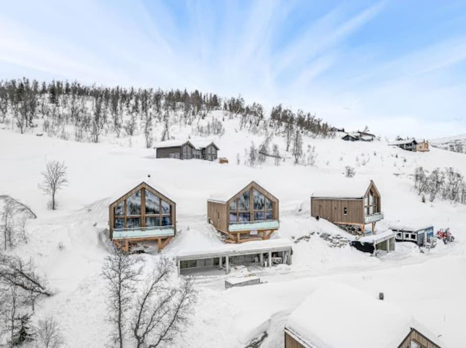 Flygende Utsiktshytte Med Magisk Utsikt Sogndal Esterno foto